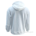 Men's Embroidered Patch Design Pocket Casual Hoodie